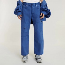 Дънки G-Star Bowey 3D Boyfriend Patch Ankle jeans - Blue (Faded Blue Papillon Gold Patched) дънки,дамски,панталони,g,star,bowey,3d,boyfriend,patch,ankle,jeans,blue,(faded,blue,papillon,gold,patched)