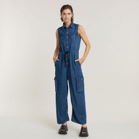 гащеризон,дамски,гащеризони,g,star,soft,utility,jumpsuit,blue