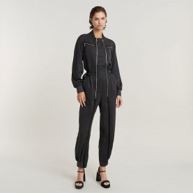 гащеризон,дамски,гащеризони,g,star,zip,wide,jumpsuit,blue