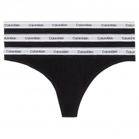 дамско,бельо,дамски,бикини,и,танкини,calvin,klein,000qd5209e,thong,3,units,black