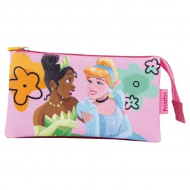 канцеларски,принадлежности,disney,triple,21x11x3.5,cm,princess,pencil,case,pink,(multicolor)