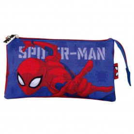 канцеларски,принадлежности,marvel,triple,21x11x3.5,cm,spiderman,pencil,case,red,(multicolor)