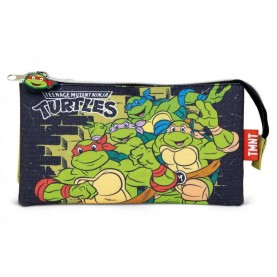 канцеларски,принадлежности,tortugas,ninja,triple,21x11x3.5,cm,pencil,case,green,black,(multicolor)