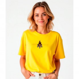 тениска,дамски,тениски,kruskis,campfire,is,calling,short,sleeve,t,shirt,yellow,(yellow)