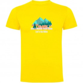 тениска,мъжки,тениски,kruskis,dont,waste,your,time,short,sleeve,t,shirt,yellow