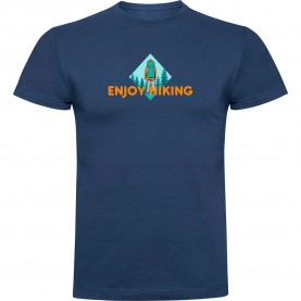 тениска,мъжки,тениски,kruskis,enjoy,hiking,short,sleeve,t,shirt,denim,blue,(blue)