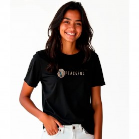 тениска,дамски,тениски,kruskis,peaceful,short,sleeve,t,shirt,black,(black)