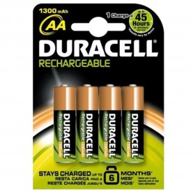 батерии,duracell,1x4,r6,aa,1300mah,rechargeable,battery,golden,(black,bronze)