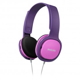 слушалки,philips,headphone,kids,shk2000pk,purple,(pink)