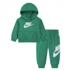 Nike Club French Terry long sleeve set - Green (Stadium Green) детски,екипи,nike,club,french,terry,long,sleeve,set,green,(stadium,green)