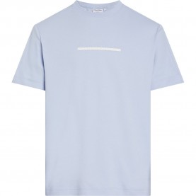 тениска,мъжки,тениски,calvin,klein,color,embossed,logo,short,sleeve,t,shirt,blue