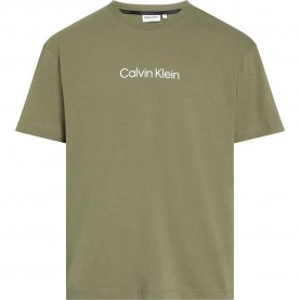 тениска,мъжки,тениски,calvin,klein,hero,logo,comfort,short,sleeve,t,shirt,delta,green,(green)