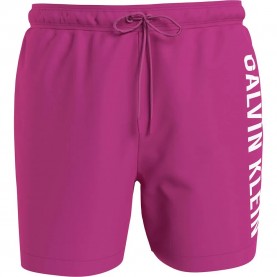 бански,гащета,мъжки,бански,костюми,calvin,klein,km0km01004,swimming,shorts,pink,(fuchsia,fedora)