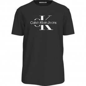 тениска,мъжки,тениски,calvin,klein,jeans,disrupted,outline,monologo,short,sleeve,t,shirt,ck,black,(black)