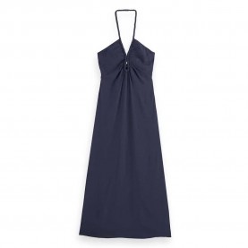Рокля Scotch & soda 177251 sleeveless long dress - Blue (Night) рокля,дамски,поли,и,рокли,scotch,&,soda,177251,sleeveless,long,dress,blue,(night)