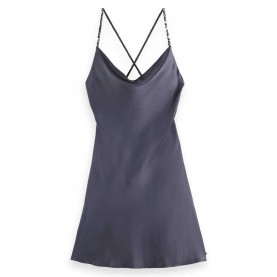 рокля,дамски,поли,и,рокли,scotch,&,soda,cowl,sleeveless,short,dress,purple