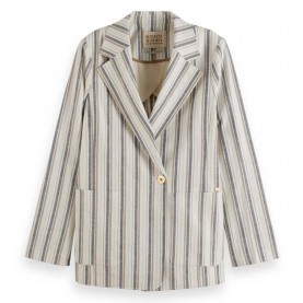 сако,дамски,сака,scotch,&,soda,lurex,linen,blend,blazer,beige
