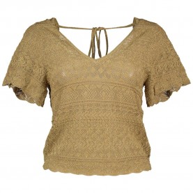блуза,дамски,пуловери,дамски,плетени,дрехи,scotch,&,soda,metallic,pointelle,sweater,brown