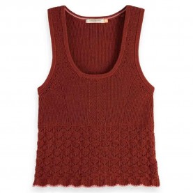 тениска,дамски,тениски,scotch,&,soda,relaxed,fit,pointelle,sleeveless,t,shirt,orange