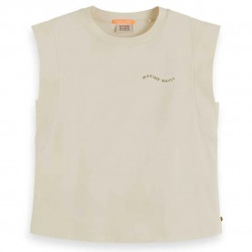тениска,дамски,тениски,scotch,&,soda,side,panel,insert,sleeveless,t,shirt,beige