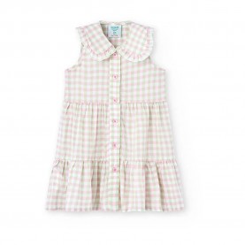 рокля,детски,поли,и,рокли,boboli,208088,sleeveless,dress,beige,(checks)