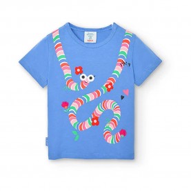 тениска,детски,тениски,boboli,218023,short,sleeve,t,shirt,multicolor,(blue)