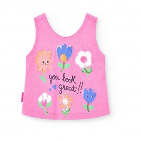 тениска,детски,тениски,boboli,218067,sleeveless,t,shirt,pink,(rose)