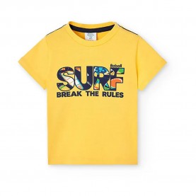 тениска,детски,тениски,boboli,308089,short,sleeve,t,shirt,yellow,(sunflower)