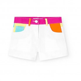 къси,панталони,детски,панталони,boboli,408057,shorts,pink,(white)