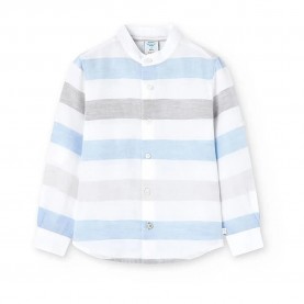 риза,с,дълъг,ръкав,детски,ризи,boboli,738233,long,sleeve,shirt,white,(stripes)