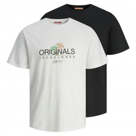 тениска,детски,тениски,jack,&,jones,casey,short,sleeve,t,shirt,2,units,white,(bright,white,pack,w,black)