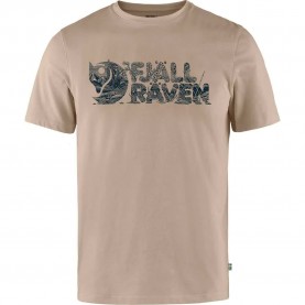 тениска,мъжки,тениски,fjällräven,lush,logo,short,sleeve,t,shirt,fossil,(beige)