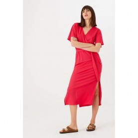 рокля,дамски,поли,и,рокли,garcia,o40081,short,sleeve,midi,dress,pink,(lush,pink)