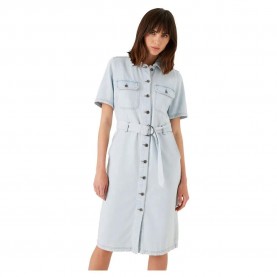 рокля,дамски,поли,и,рокли,garcia,o40084,short,sleeve,midi,dress,blue