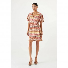 рокля,дамски,поли,и,рокли,garcia,r40285,short,sleeve,short,dress,orange,(papaya,punch)