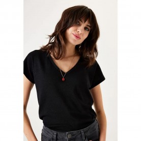 тениска,дамски,тениски,garcia,z0016,short,sleeve,t,shirt,black