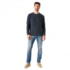 блуза,мъжки,пуловери,garcia,z1165,round,neck,sweater,grey