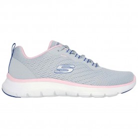 маратонки,дамски,маратонки,skechers,flex,appeal,5.0,trainers,grey,mesh,blue,pink,trim,(white)