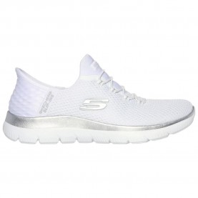 маратонки,дамски,маратонки,skechers,summits,trainers,white,mesh,silver,trim,(white)