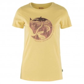 тениска,дамски,тениски,fjällräven,arctic,fox,short,sleeve,t,shirt,mais,yellow,(yellow)
