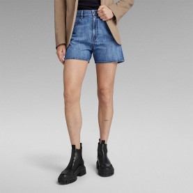 къси,панталони,дамски,панталони,g,star,high,clean,edge,denim,shorts,blue