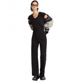 гащеризон,дамски,гащеризони,g,star,riveted,flared,jumpsuit,black