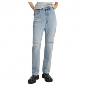 Дънки G-Star Viktoria High Straight Fit jeans - Blue (Sun Faded Ripped Mirage Blue) дънки,мъжки,панталони,дамски,панталони,g,star,viktoria,high,straight,fit,jeans,blue,(sun,faded,ripped,mirage,blue)