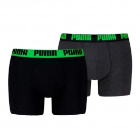 боксерки,мъжко,бельо,puma,everyday,basic,boxers,2,units,black,green,pop,(multicolor)