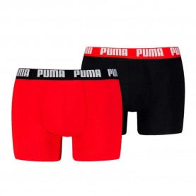 боксерки,мъжко,бельо,puma,everyday,basic,boxers,2,units,red,black,(multicolor)