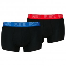 боксерки,мъжко,бельо,puma,everyday,boxers,2,units,black,blue,red,(multicolor)