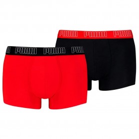 боксерки,мъжко,бельо,puma,everyday,boxers,2,units,multicolor,(red,black)