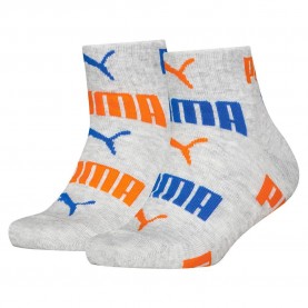 чорапи,детски,чорапи,puma,logo,aop,2,units,quarter,short,socks,2,pairs,multicolor,(grey,mélange,blue,orange)