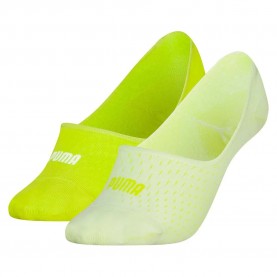 чорапи,дамски,чорапи,puma,mesh,no,show,socks,2,units,white,lime,combo,(yellow)