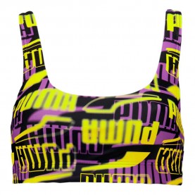 дамски,бански,костюми,puma,printed,scoop,neck,bikini,top,multicolor